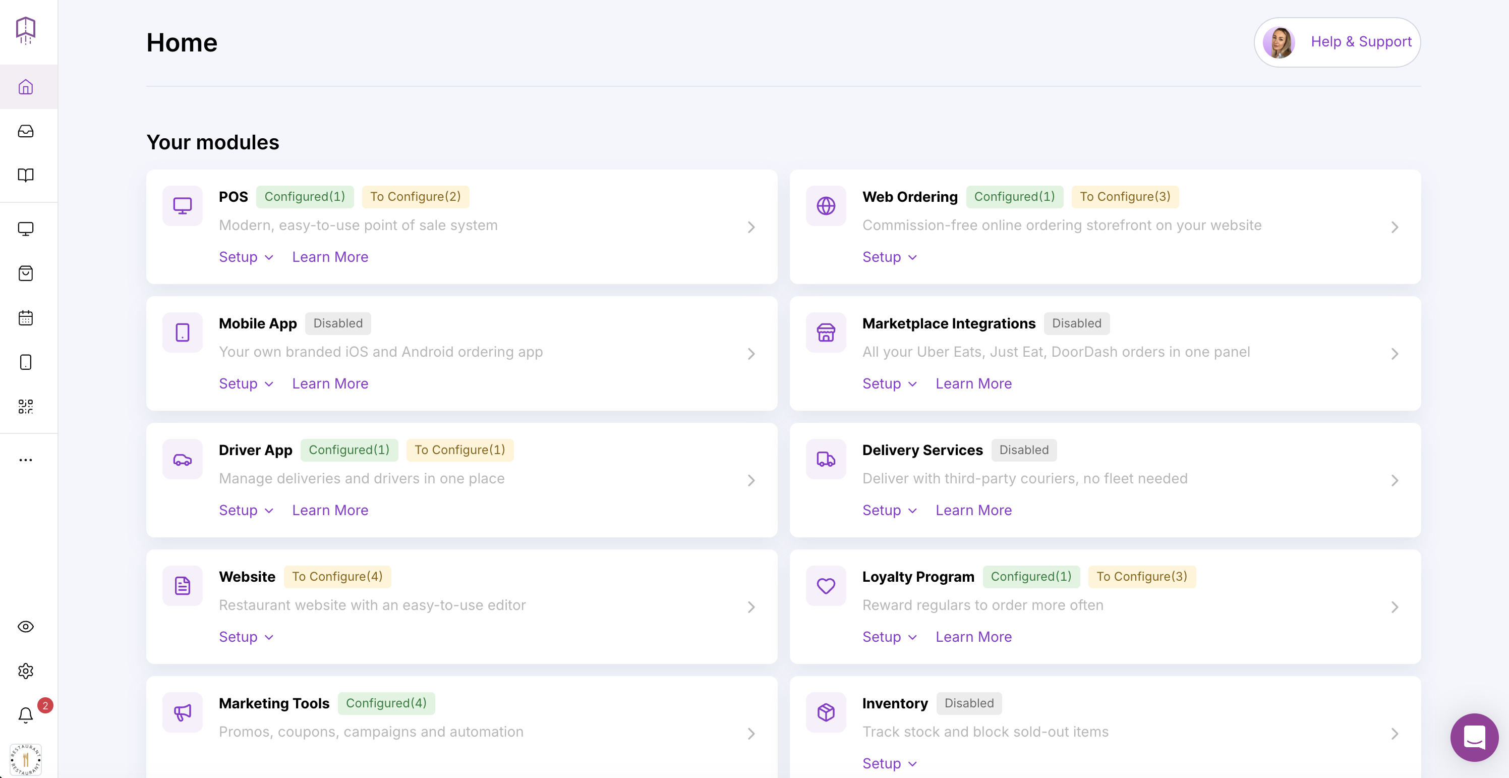 Modular onboarding